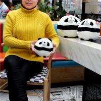 四川旅游纪念品毛绒圆球熊猫可爱笨笨公仔创意送女生小朋友