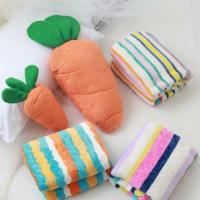 ins少女心可爱胡萝卜抱枕靠枕空调毯子二合一办公室午睡盖毯毛毯