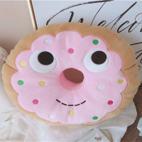 卡通羽绒棉甜甜圈饼干人汽车坐垫 椅垫 沙靠枕靠垫