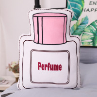 创意口红香水化妆品抱枕红家居沙汽车靠枕头飘窗拍照道具女孩