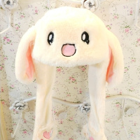 萌兔兔抖音同款气囊帽可爱兔子帽子夏天空调卡通可爱睡帽