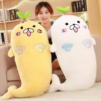 可爱海狮毛绒玩具棉安抚抱枕头动物沙靠垫宝宝睡觉生日