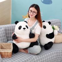 可爱国宝熊猫公仔抱枕黑白大熊猫毛绒玩具抱抱熊女生玩偶布娃娃