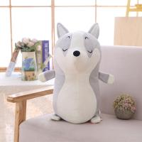 卡通软萌柴犬狗狗公仔毛绒玩具可爱少女睡觉枕头抱枕床头靠背靠枕