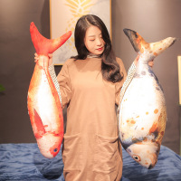 年年有鱼抱枕仿真鱼毛绒玩具可爱靠枕创意整蛊恶搞玩偶送男生