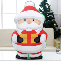 圣诞老人娃娃小雪人企鹅抱枕毛绒玩具游戏活动会场搞气氛道具礼品