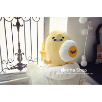 日本人气懒蛋蛋蛋哥蛋君娃娃gudetama大号公仔抱枕靠垫