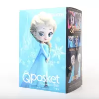 盒装Q版公主小美人鱼公主白雪公主爱丽丝人偶手办收藏品 爱莎公主