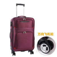 牛津布行李箱直销学生拉杆箱旅行箱女20/22/24寸26寸 紫色 26寸
