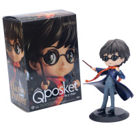 Qposket哈利波特手办Q版大眼睛纽特赫敏马尔福罗恩妙麗公仔摆件 哈利珠光色 15cm