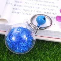 糖果色钻石水晶球 创意包包挂件 钥匙扣 配件饰品 宝蓝4cm钻石球