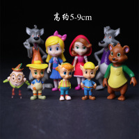 动漫 戈尔迪和小熊9款动漫公仔 Goldie and Bear 卡通玩偶摆件 小红帽 5-9cm
