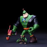 玩具 PSP可动游戏手办模型 瑞奇与叮当之双角瑞奇和叮当 维克怪兽与猴子 均码