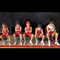 GK灌篮高手 凳子系列 三井寿 樱木 流川枫 场景手办模型摆件 凳子5款 约14.8-21.5cm