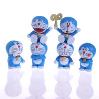 6款钥匙叮当猫汽车摆件 机器猫蛋糕场景公仔花束手办配件挂件 6款叮当猫C款 高约5cm