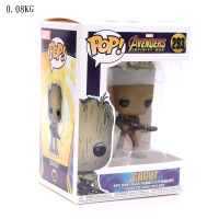 复仇者联盟3无限战争周边funko POP蜘蛛侠灭霸美国队长手办 289灭霸 约13cm
