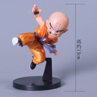 动漫手办模型 七龙珠 武道会2 小林 克林 电镀 金属色 pvc盒装 91号七龙珠 高约13cm