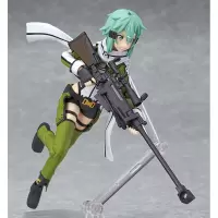 工艺 刀剑神域手办 figma241朝田诗乃手办换头诗乃盒装模型 241换头诗乃 彩盒装