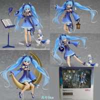 手办 可动初音未来手办 FigmaEX037星空雪初音盒装 初音气037 约14cm