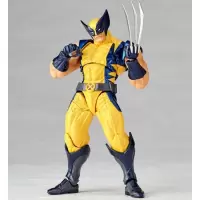 山口式 X-MEN X战警 No.005 金刚狼 罗根 可动人偶手办 可动金刚狼 高约16cm