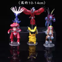 11代6款宠物小精灵 口袋 套装手办模型公仔 11代6款小精灵 高约10-14cm