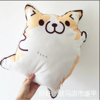 可爱卡通柯基犬公仔睡觉抱枕超萌少女心毛绒玩具玩偶萌女生日