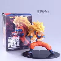 手办模型 七龙珠FES 超三悟空 卡卡罗特 pvc盒装摆件 109号七龙珠 高约20cm