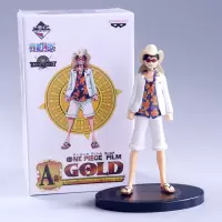 海贼王手办 新金剧场版GOLD 白衣路飞 单款彩盒装 白衣路飞 约15cm