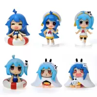 手办bilibili 哔哩哔哩 2233娘 蛋糕摆件 汽车摆件 皮绳6款2233娘 均码
