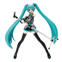 工艺 FIGMA014 可动初音未来手办 换脸初音 多配件miku 公仔 014可动雪初音 彩盒装