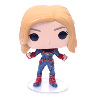 复仇者联盟4 pop惊奇队长绿色衣服AB款影视周边限定手办 425限定版鸡冠头 均码