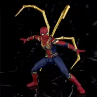 SHF 钢铁蜘蛛侠 漫威 复仇者联盟3 无限战争 普通版 可动手办模型 SHF钢铁蜘蛛侠 约16cm