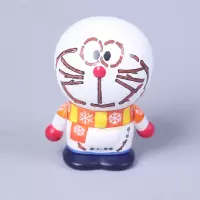 100周年机器猫公仔手办钥匙扣配件哆啦A梦生日公仔 汽车摆件 47号 吸塑桶包装
