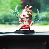 游戏周边手办游戏手办中号 汽车摆件 手办公仔 鬼武姬阿卡丽 彩盒装