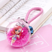 lovelive 美少女水晶球 包包饰品挂件 钥匙扣 皮绳韩国绒多款可选 西木野真姬大编绳吊牌水晶球