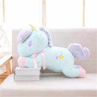 少女心独角兽公仔可爱梦幻小马娃娃睡觉抱枕女孩玩偶红毛绒玩具