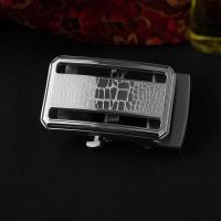 无牙自动扣不锈钢滚轴皮带扣男腰带头皮带头无孔无卡自动扣38cm 金色