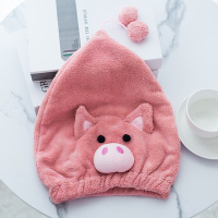 红干帽女超吸水擦头速干包头巾可爱蝴蝶结浴帽子长干巾