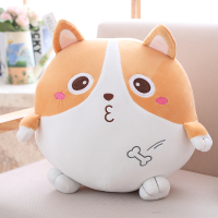 超柔软表情包柴犬抱枕毛绒玩具柯基狗狗娃娃公仔睡觉抱女孩玩偶萌