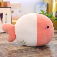 超柔软鱼毛绒玩具仿真金鱼公仔睡觉抱枕儿童安抚玩偶可爱娃娃女孩