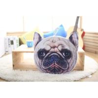 创意坐垫3D狗狗汪星人可爱土司吐司切片面包坐垫宠物猫咪毛绒垫子