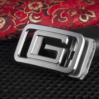 男士不锈钢自动扣腰带头皮带头腰带扣皮带配件3.5CM自动扣 G金色