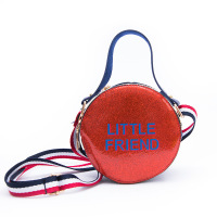 女包时尚百搭简约韩版亮点斜挎包时尚单肩百搭配饰包2018夏季新款 红色