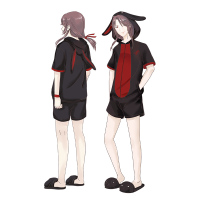 魔道周边动漫魏婴忘羡祖师萌系二次元连体居家服夏季薄款情侣睡衣 羡 S