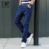 花花公子贵宾 30-44码秋装新款男士牛仔裤宽松高弹力牛崽长裤加肥大码-