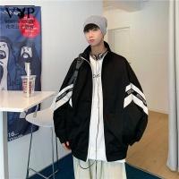 花花公子贵宾 外套男士2023春季新款潮流百搭大码休闲夹克潮牌港风宽松外套