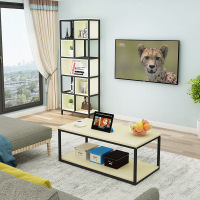 客厅茶几简约现代小户型小桌子钢木茶桌创意洽谈桌沙发边几角几