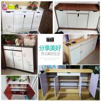 鞋柜家用口简约厅柜大容量鞋柜子木质鞋架鞋柜多功能储物柜