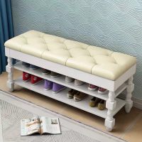 换鞋凳北欧实木储物凳床尾收纳凳家用鞋架沙发凳口可坐式穿鞋凳