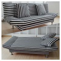 简易沙发床小户型可折叠两用出租房迷你阳台懒人沙发布艺床1.8米